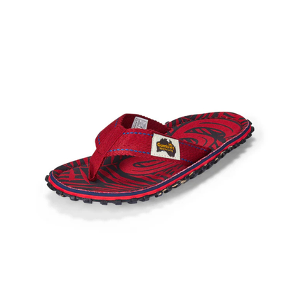 Gumbies Islander Red G Flip Flops