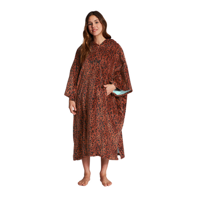 Billabong Animal Print Poncho Towel