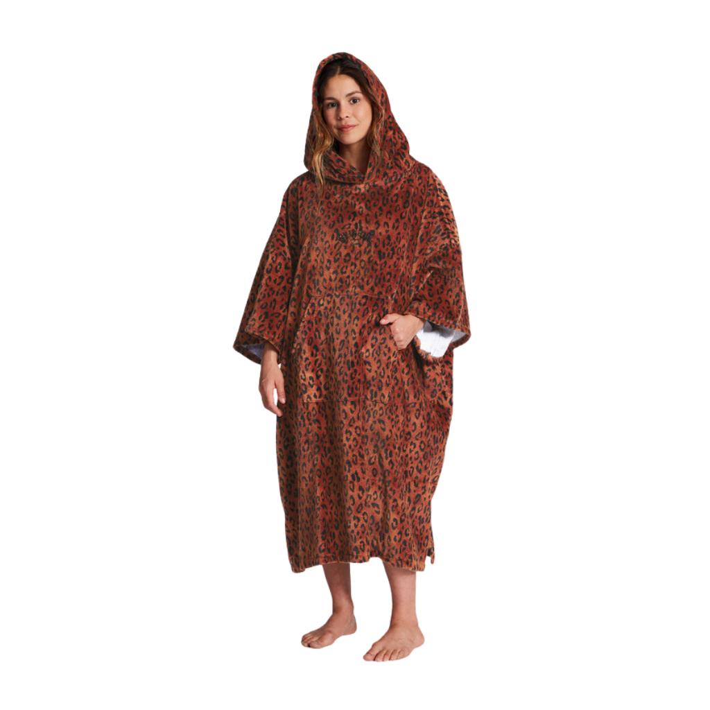 Billabong Animal Print Poncho Towel