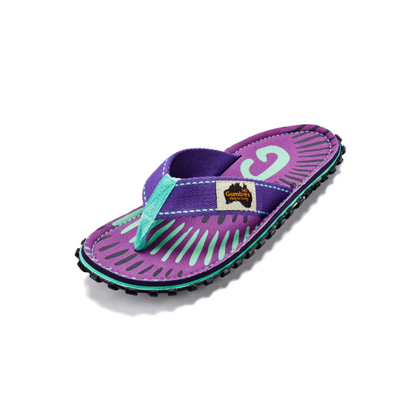 Gumbies Islander Blueberry Burst Flip Flops