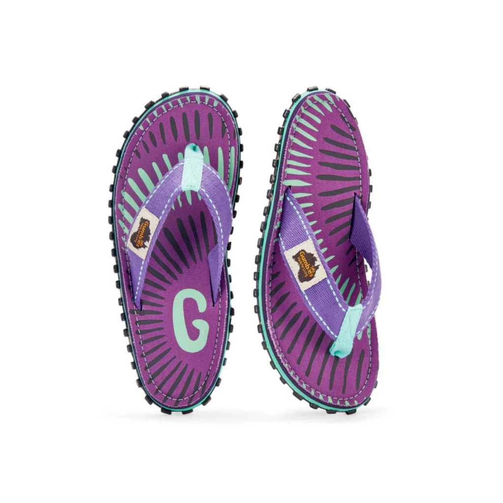 Gumbies Islander Blueberry Burst Flip Flops