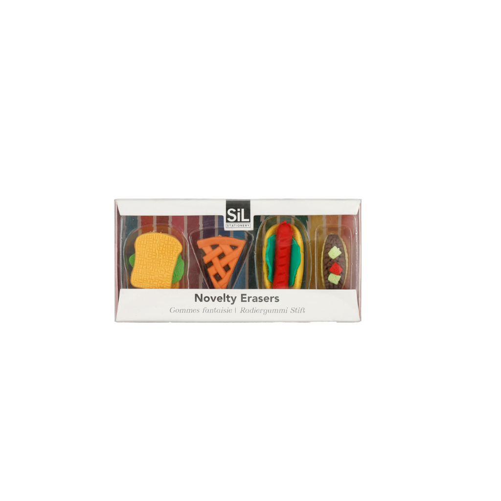 Fast Food Erasers (Set of 4)