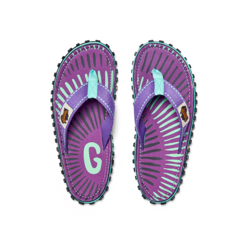 Gumbies Islander Blueberry Burst Flip Flops