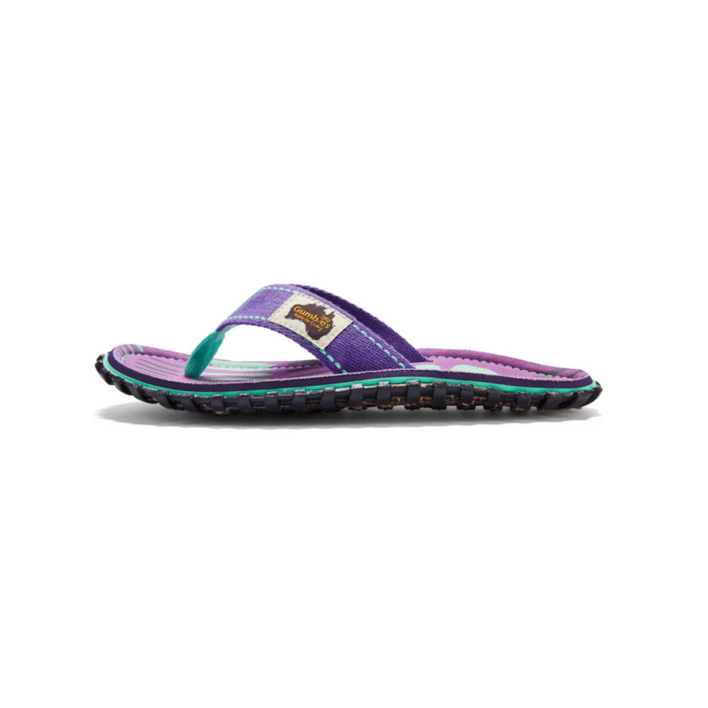 Gumbies Islander Blueberry Burst Flip Flops
