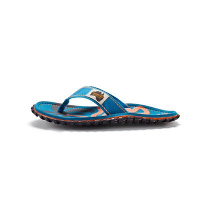Gumbies Islander Blue Palmetto Flip Flops