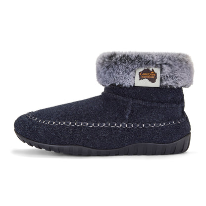 Gumbies Ossa High Navy & Grey Slippers