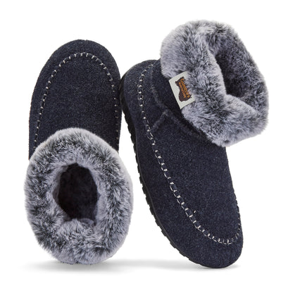 Gumbies Ossa High Navy & Grey Slippers