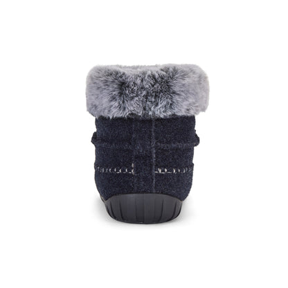 Gumbies Ossa High Navy & Grey Slippers