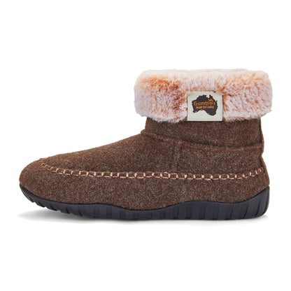 Gumbies Ossa High Chocolate & Cream Slippers