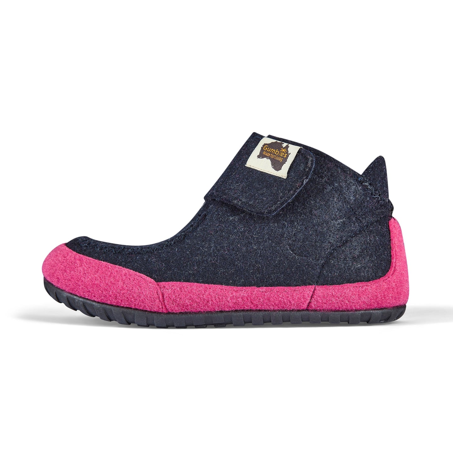 Gumbies Quokka Navy & Pink Slippers
