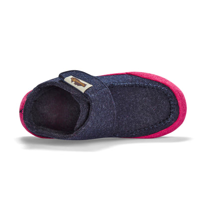 Gumbies Quokka Navy & Pink Slippers