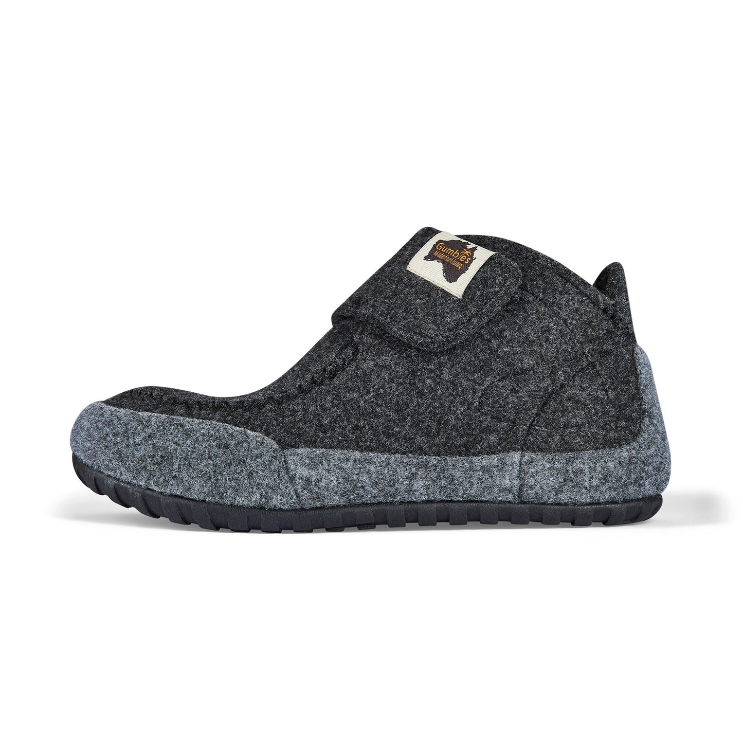 Gumbies Quokka Charcoal & Grey Slippers