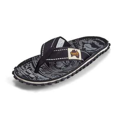 Gumbies Islander Midnight Black Flip-Flops
