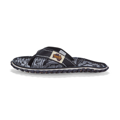 Gumbies Islander Midnight Black Flip-Flops