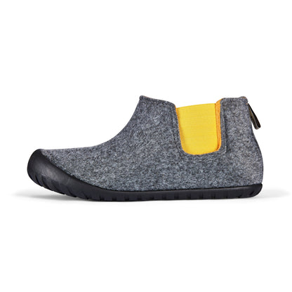 Gumbies Brumby Grey & Curry Slippers