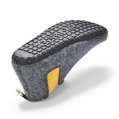 Gumbies Brumby Grey & Curry Slippers