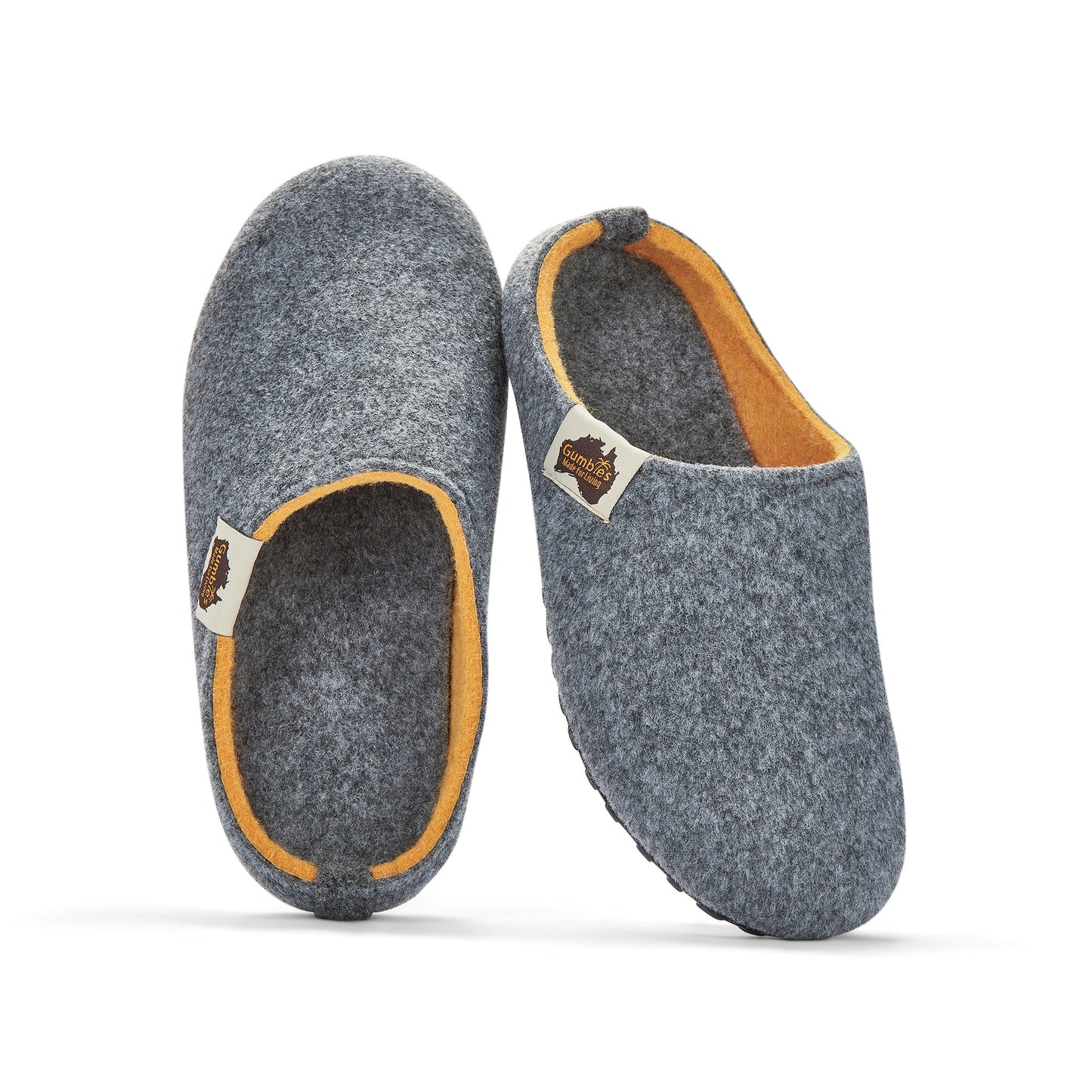 Gumbies Outback Grey & Curry Slippers