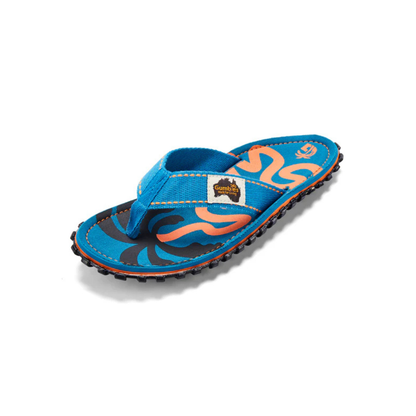 Gumbies Islander Blue Palmetto Flip Flops