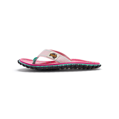 Gumbies Islander Blush Hibiscus Flip Flops