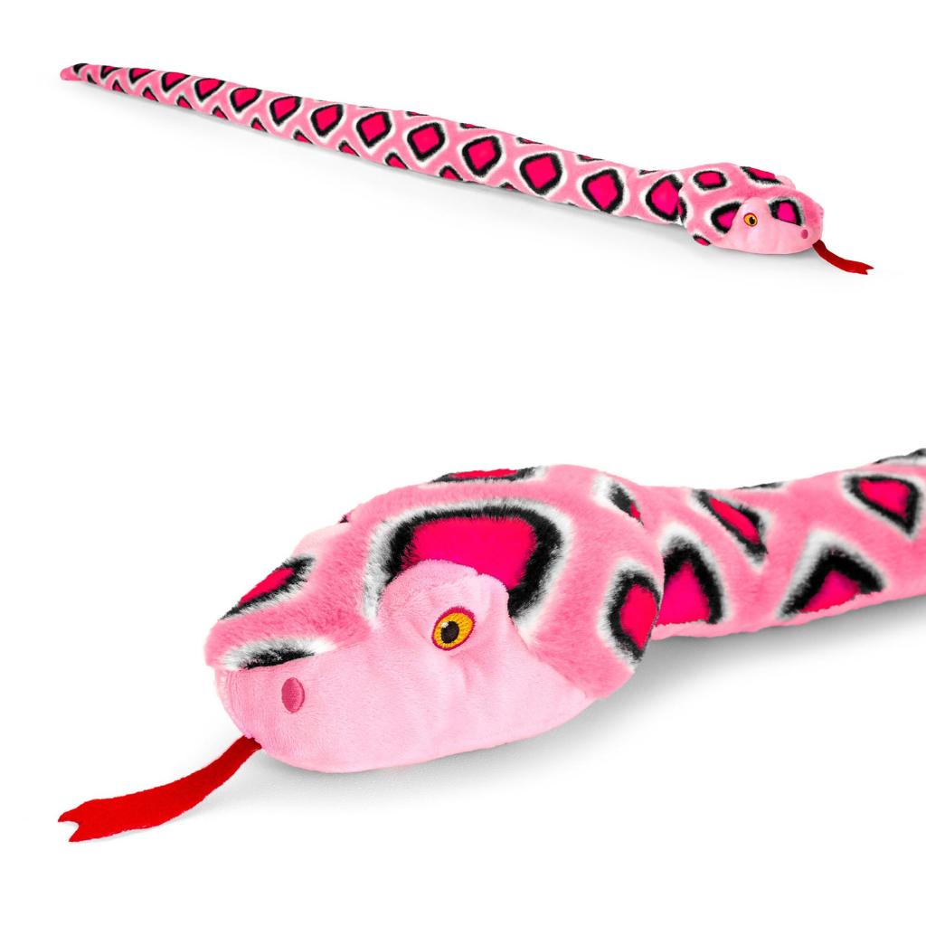 Keeleco Pink Snake Soft Toy