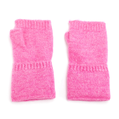 Miss Sparrow Fuchsia Fingerless Gloves