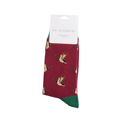Mr Sparrow Flying Ducks Socks