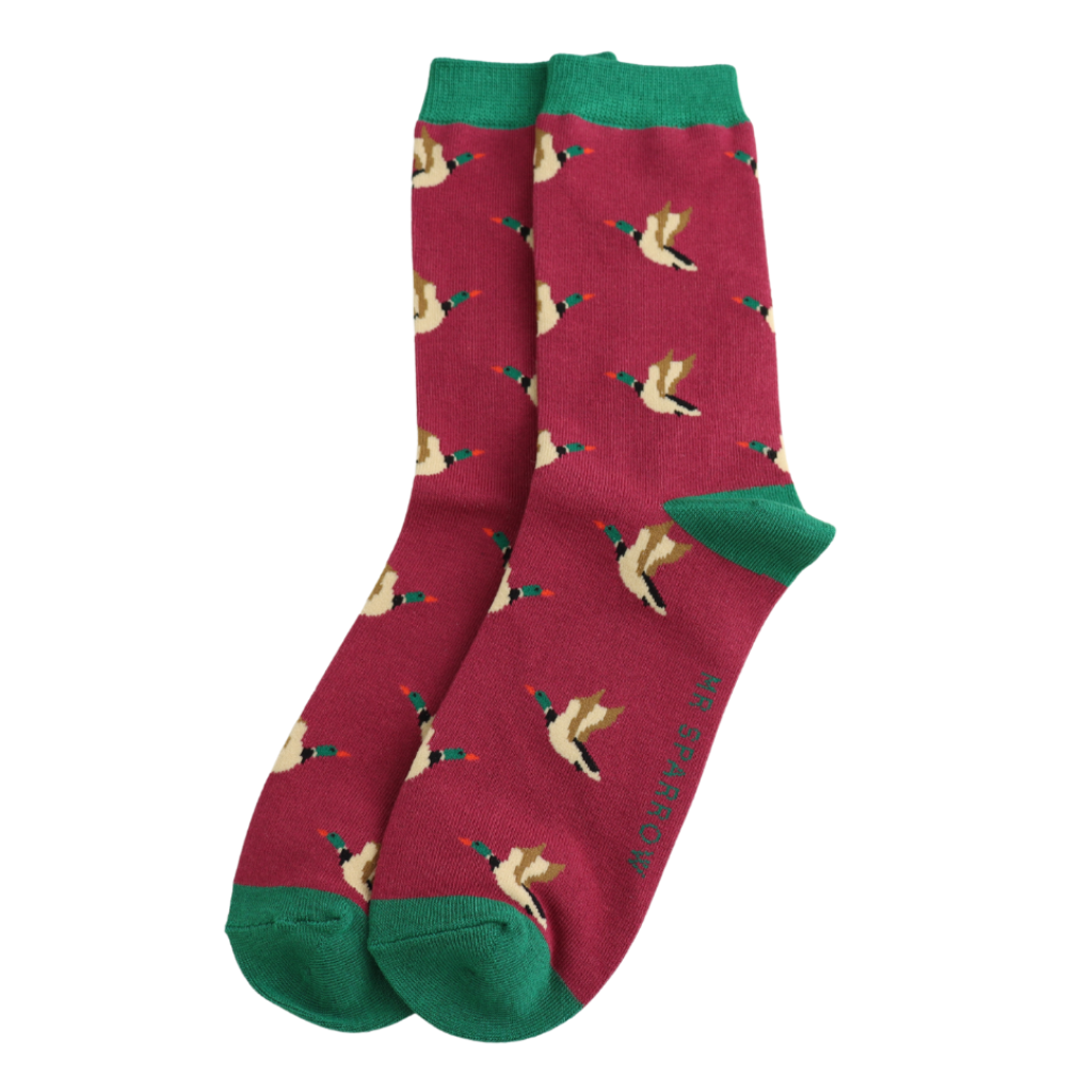 Mr Sparrow Flying Ducks Socks