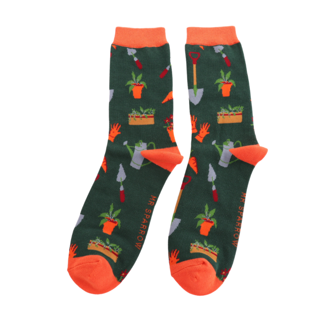 Mr Sparrow Gardener's Tools Socks