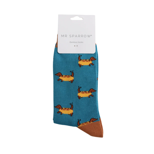 Mr Sparrow Hot Dogs Socks