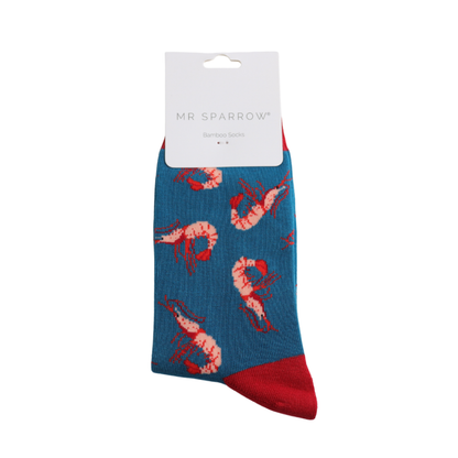 Mr Sparrow Shrimp Socks
