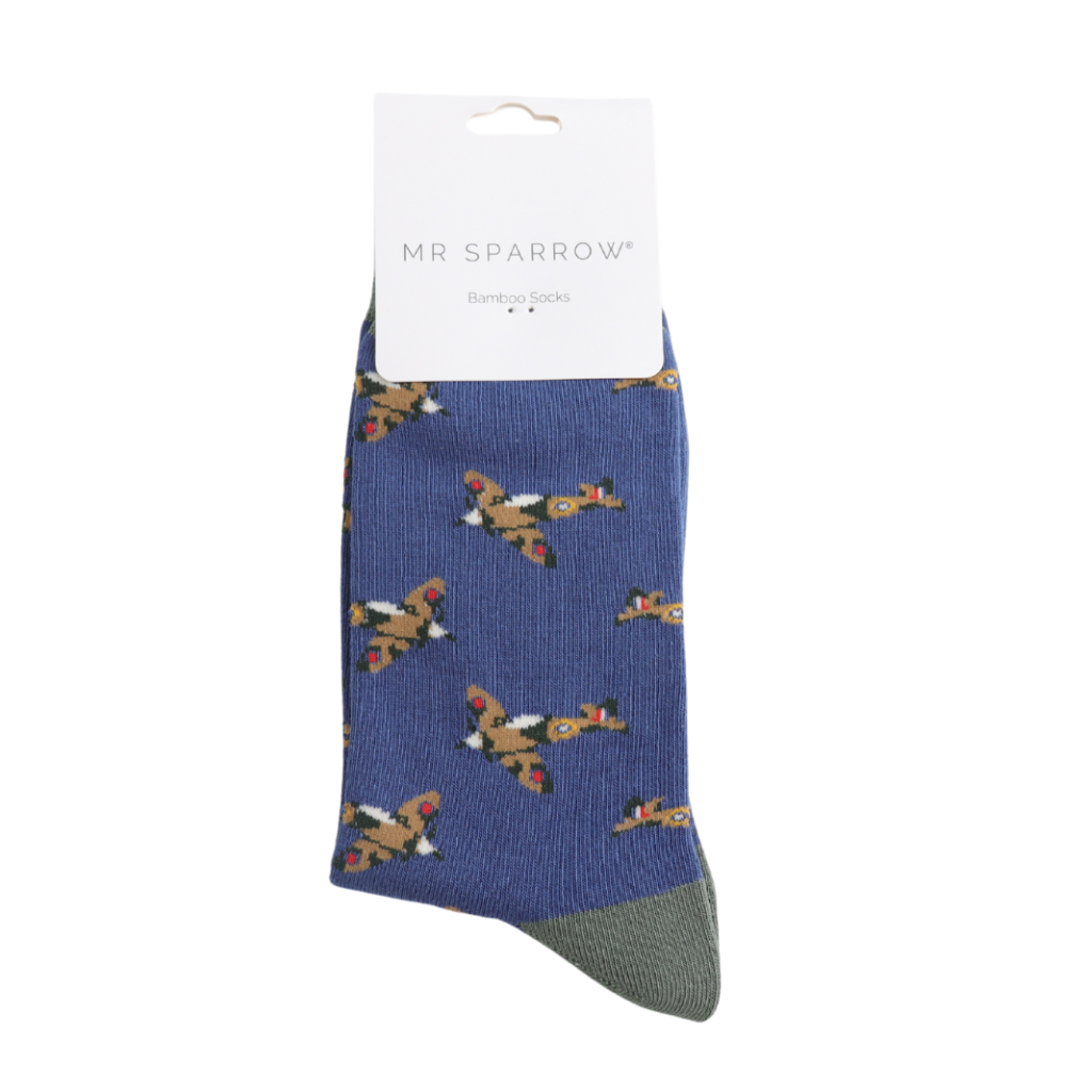 Mr Sparrow Vintage Planes Socks