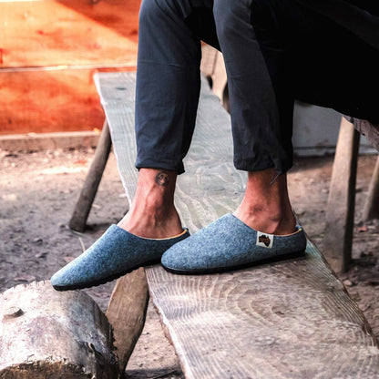 Gumbies Outback Grey & Curry Slippers