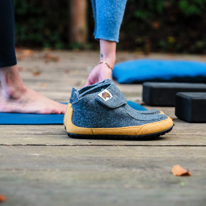 Gumbies Quokka Grey & Curry Slippers
