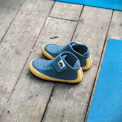 Gumbies Quokka Grey & Curry Slippers