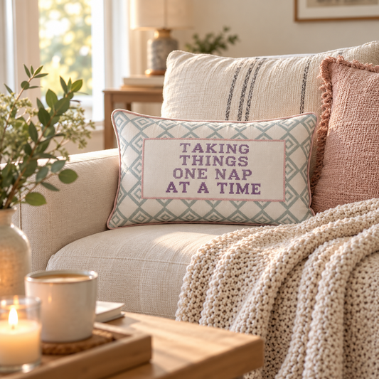 One Nap at a Time Cushion