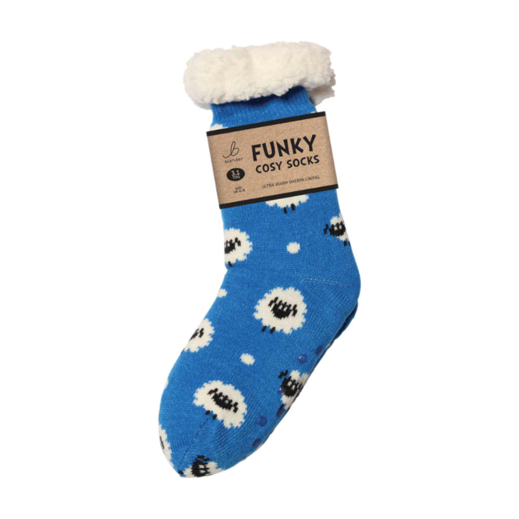 Sherpa Sheep Slipper Socks (One Size 4-8)