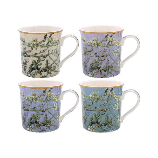Vincent Van Gogh Almond Blossom Mugs (Set of 4)