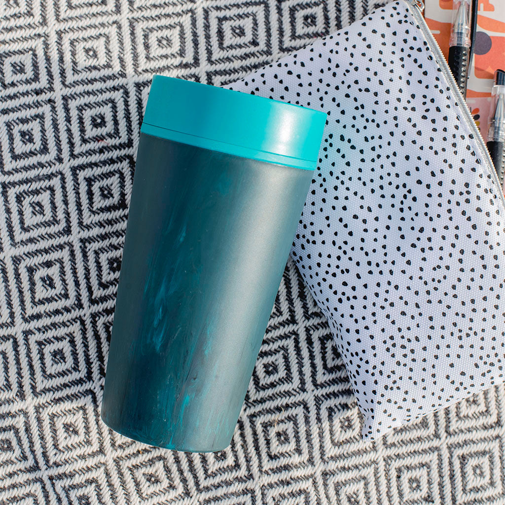 Circular & Co Beach Waste Blue Coffee Cup (12oz)