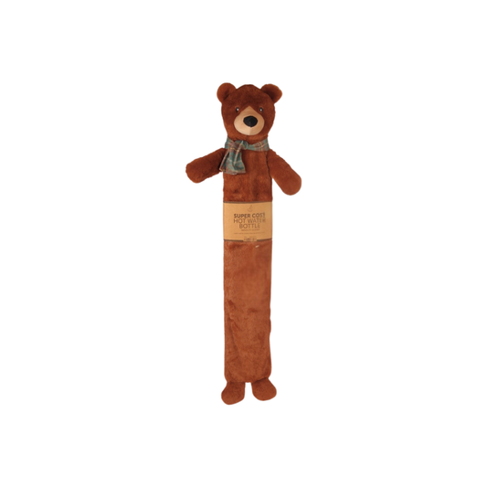 Brown Bear Long Hot Water Bottle