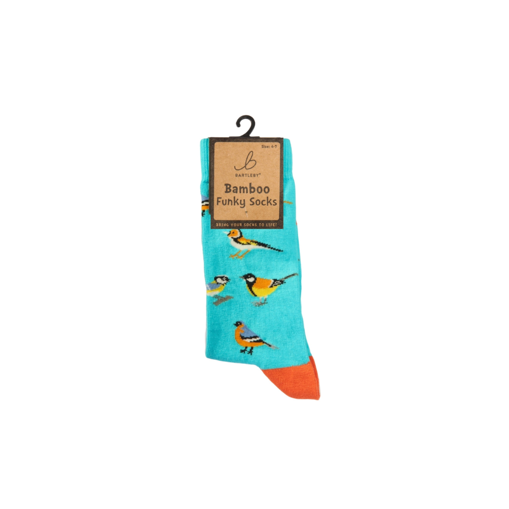Bamboo Garden Birds Socks
