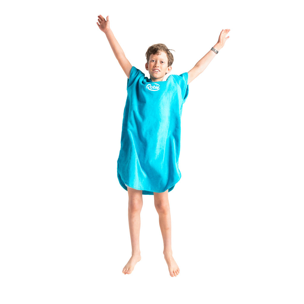 Robie Blue Hooded Changing Robe (Kids)