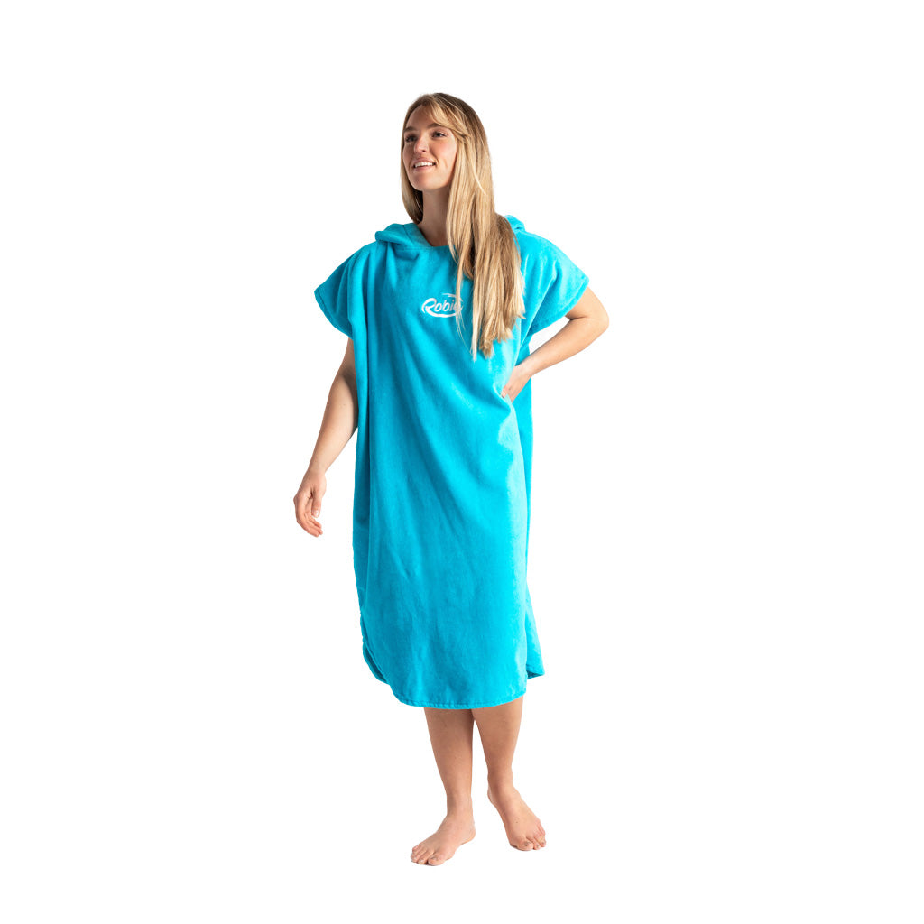 Robie Blue Atoll Hooded Changing Robe (Adult)