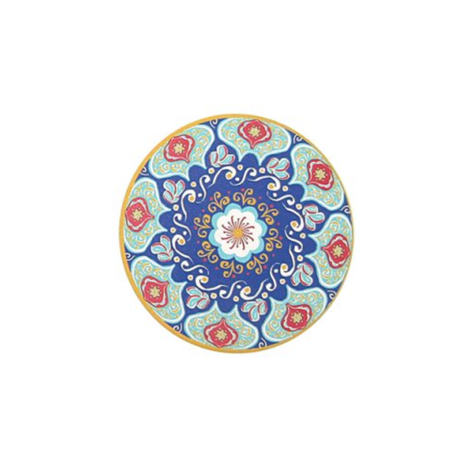 Tuscany Blue & Yellow Coaster