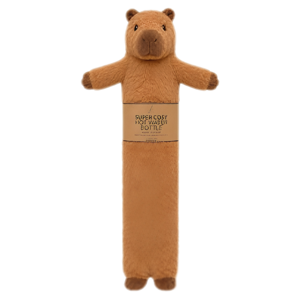 Capybara Long Hot Water Bottle