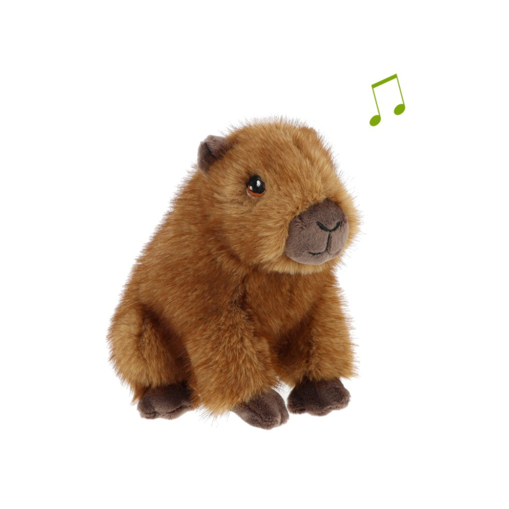 Keeleco 15cm Capybara with Sound Soft Toy