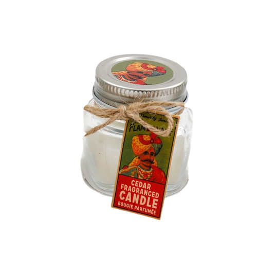 Indian Stamp Cedar Small Candle