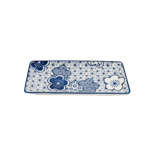 Blue & White Tray
