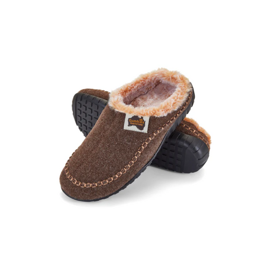 Gumbies Osso Low Chocolate & Cream Slippers