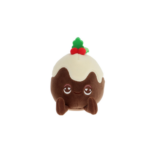 Keel Toys 8cm Christmas Pudding Scented Soft Toy