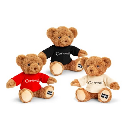 Keeleco 18cm Cornwall Bear Cream Jumper Soft Toy